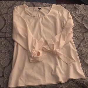 Ann Taylor tie sleeve top